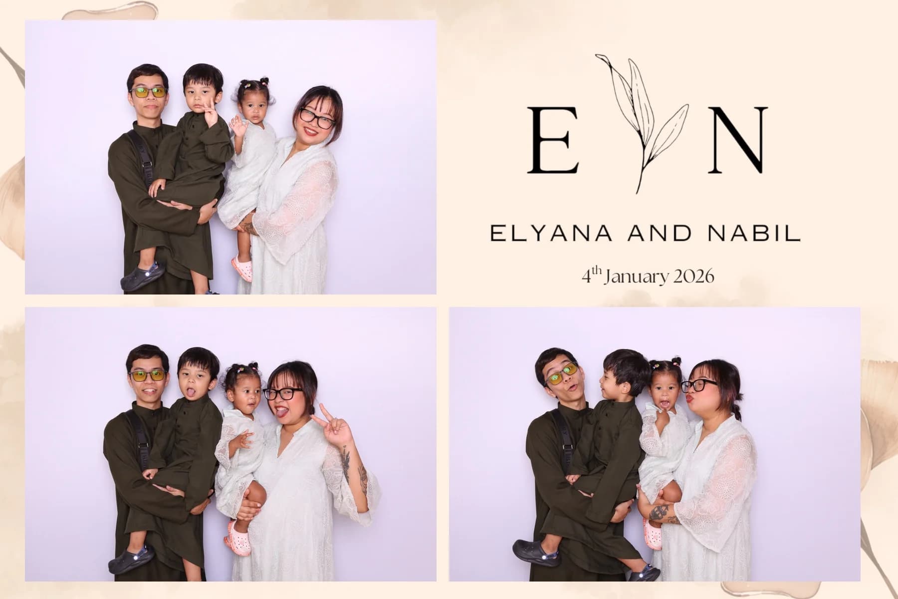 Wedding photobooth portfolio image 06 from a real Singapore event