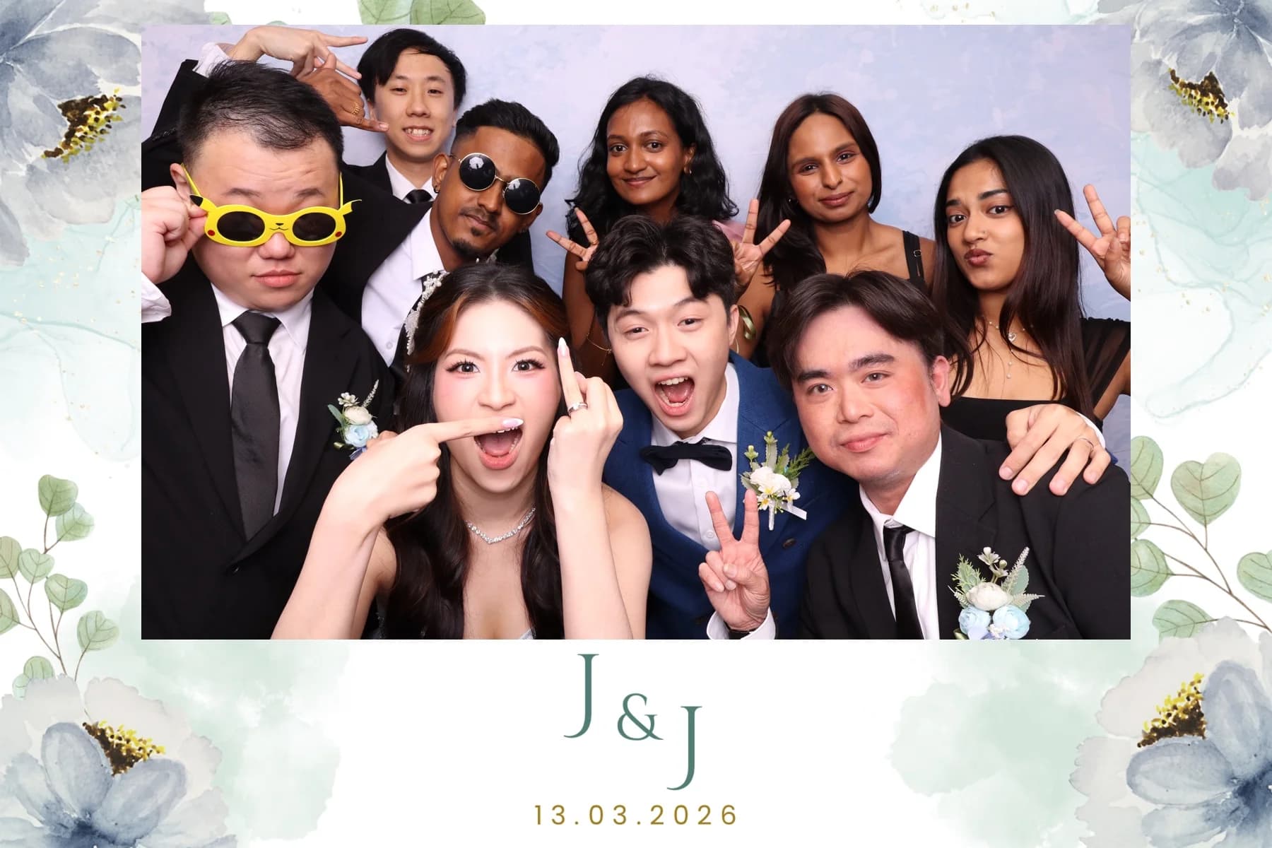 Wedding photobooth portfolio image 15 from a real Singapore event