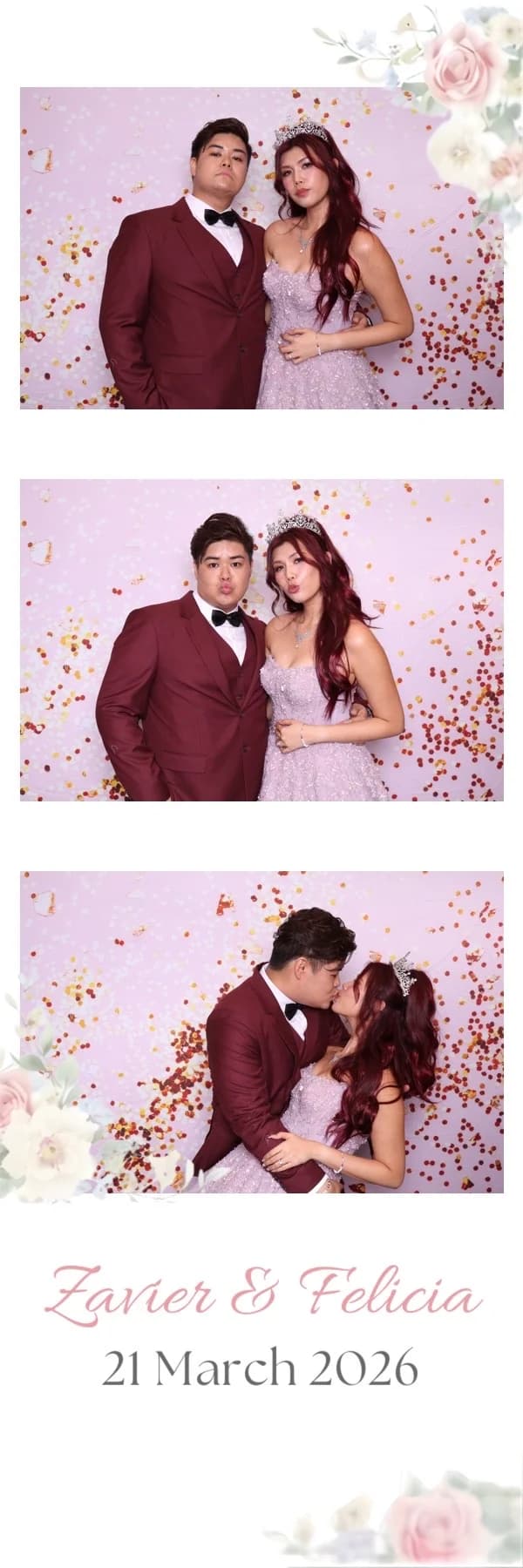 Wedding photobooth portfolio image 17 from a real Singapore event